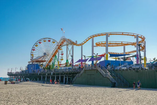 Pazifischen Park Ein Familienvergnügungspark Auf Der Santa Monica Pier Los — Stockfoto