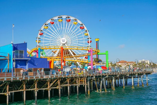 Pacific Park Family Amusement Park Santa Monica Pier Los Angeles — Stock Photo, Image