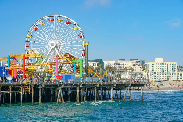 Pacific Park Family Amusement Park Santa Monica Pier Los Angeles — Stock Photo, Image