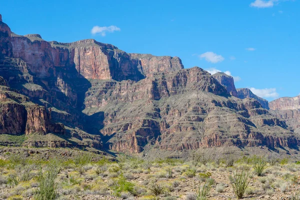 Pittoresk Landschap Van Grand Canyon National Park Tijdens Sunny Day — Stockfoto