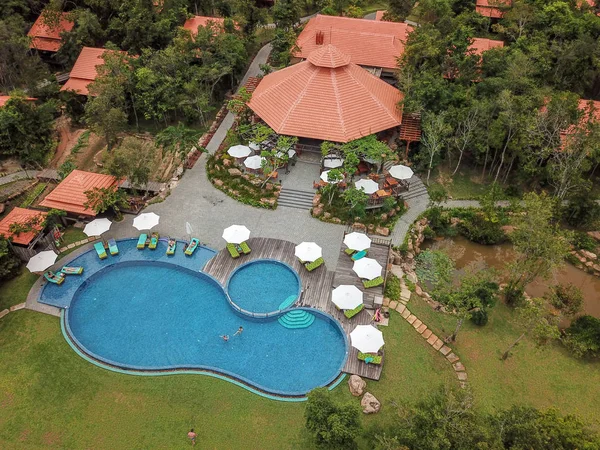 Vista Aérea Green Bay Phu Quoc Resort Spa Resort Luxo — Fotografia de Stock