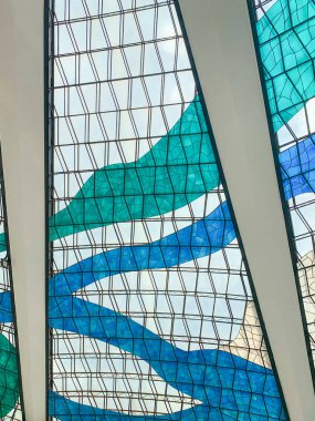 Brezilyalı mimar Oscar Niemeyer tarafından tasarlanan Brasilia Katedrali