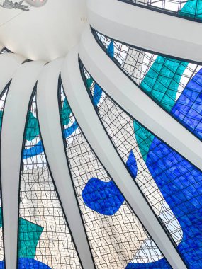 Brezilyalı mimar Oscar Niemeyer tarafından tasarlanan Brasilia Katedrali