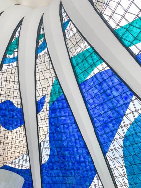 Brezilyalı mimar Oscar Niemeyer tarafından tasarlanan Brasilia Katedrali