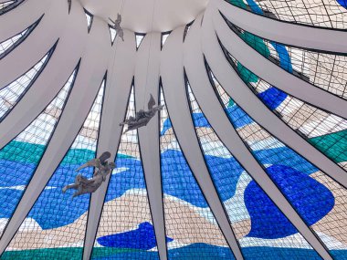 Brezilyalı mimar Oscar Niemeyer tarafından tasarlanan Brasilia Katedrali