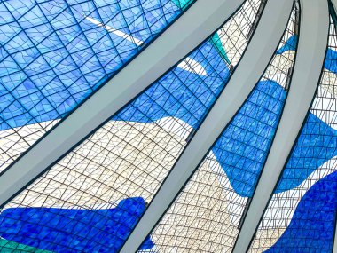 Brezilyalı mimar Oscar Niemeyer tarafından tasarlanan Brasilia Katedrali
