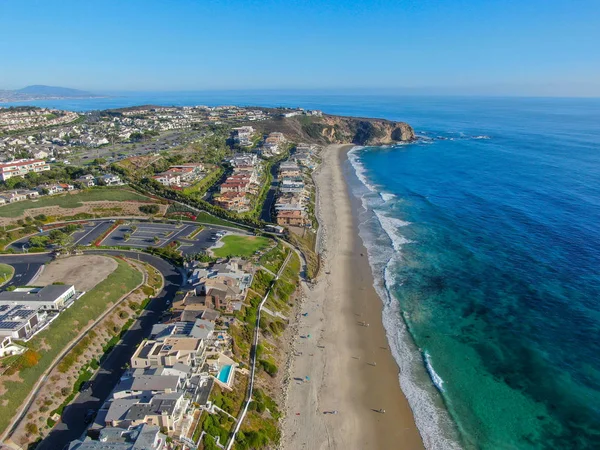 Vista aérea de la costa de la playa de Monarch — Foto de Stock