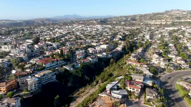 Aerial View San Clemente Coastline Town San Clemente City Orange — Stock Video