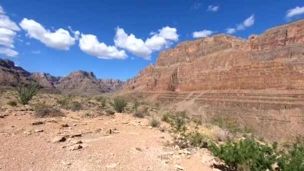 Pintoresca Vista Panorámica Del Parque Nacional Del Gran Cañón Durante — Vídeos de Stock