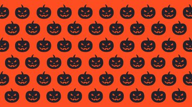 Cadılar Bayramı balkabağı pürüzsüz silueti