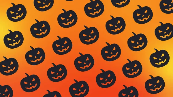 Halloween-Kürbis nahtlose Silhouette — Stockfoto