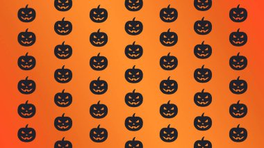 Cadılar Bayramı balkabağı pürüzsüz silueti