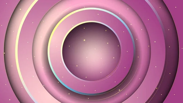 Abstract colorful futuristic 3D circle background — 스톡 사진