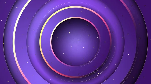 Abstract colorful futuristic 3D circle background — ストック写真