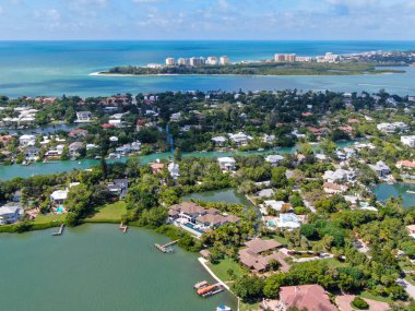 Siesta Key, Sarasota kıyısı, Florida. 