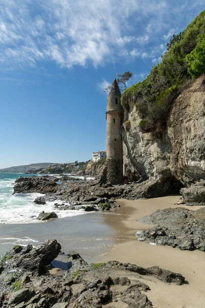 Der Piratenturm am Victoria Beach in Laguna Beach — Stockfoto