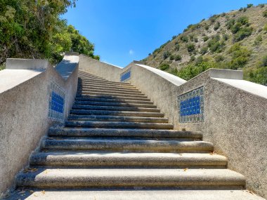 Wrigley Memorial 'daki Wrigley Anıt ve Santa Catalina Adası' ndaki Botanik Bahçesi