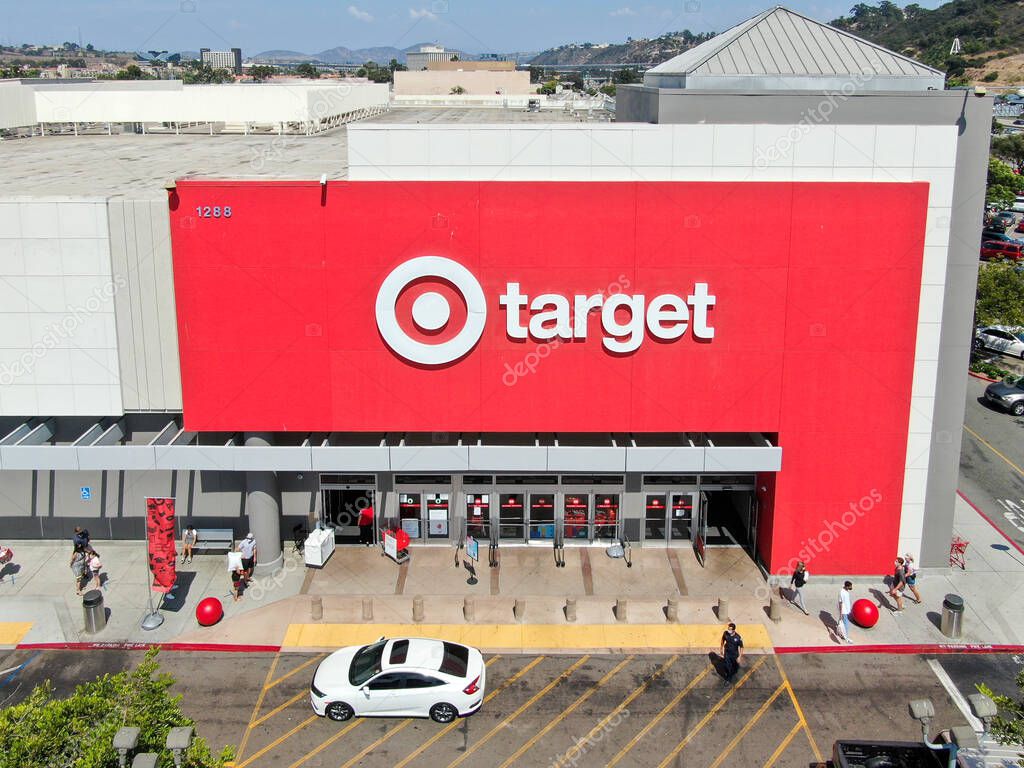 Target Retail Store. Target Sells Home Goods, Clothing and Electronics. San Diego, California, USA, August 16th, 2020