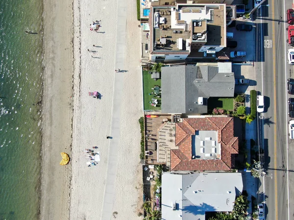 Vista aérea de Bahía Misión y Playas en San Diego, California. Estados Unidos — Foto de Stock