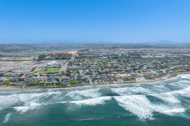Carlsbad, Oceanside villaları, Güney Kaliforniya, San Diego, ABD 'de tatil yerleri.