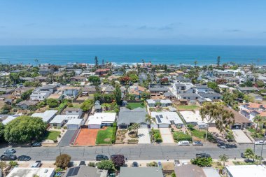 Carlsbad, Oceanside villaları, Güney Kaliforniya, San Diego, ABD 'de tatil yerleri.