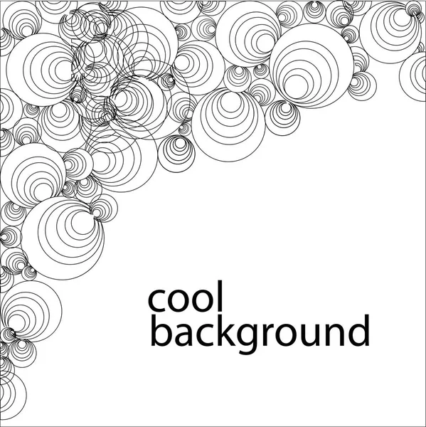 yuvarlak şekiller Meydanı'nda satırının tasarlamak, arka plan için soyutlama vektör