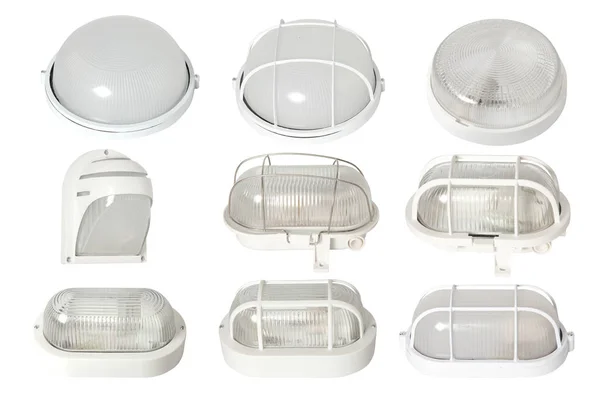 Set Street Lighting Lamps — 图库照片