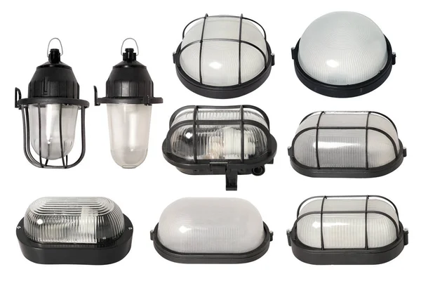 Set Street Lighting Lamps — 图库照片