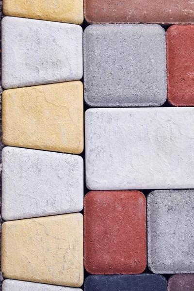 Renkli beton parke döşeme