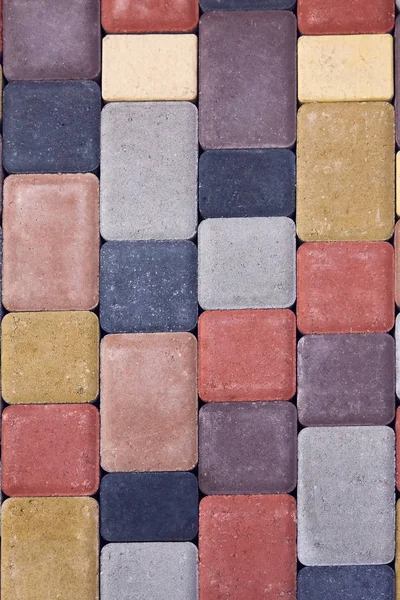 Renkli beton parke döşeme