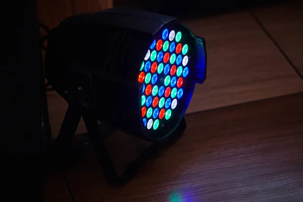LED lighting equipment, LED forstage professional lighting device colored. Led lights for  disco