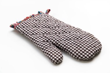 Pamuk ısı eldiven beyaz arka plan üzerinde