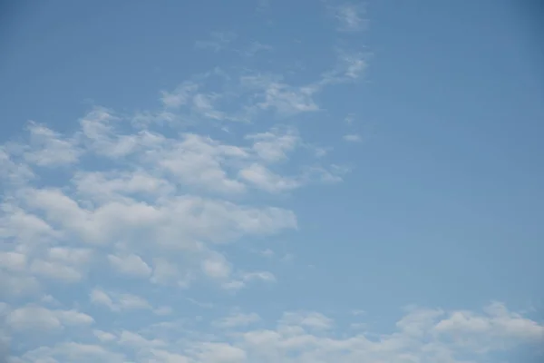 White Clouds Clear Blue Sky Use Background — Stock Photo, Image