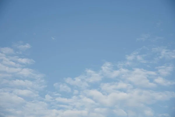 White Clouds Clear Blue Sky Use Background — Stock Photo, Image