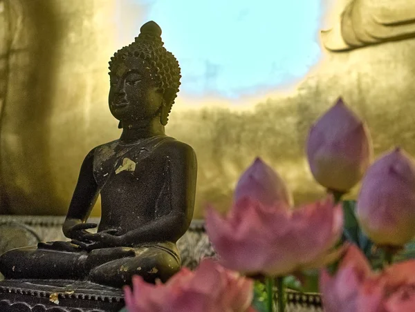 Статуя Будды Храме Бангкоке Таиланд — стоковое фото