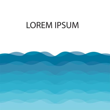 Dalgalar doku arka plan vektör Illustration. su dalgaları arka plan.