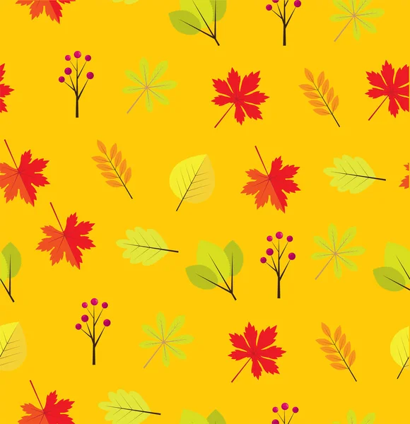 Vektorové Ilustrace Podzim Podzimní Listí Podzim Podzimní Pozadí Přírodní Pozadí — Stockový vektor
