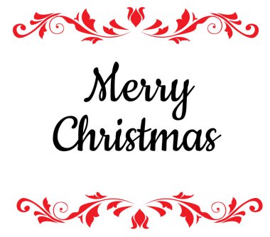 vektör çizim Noel arka plan. Neşeli Noel kartı.