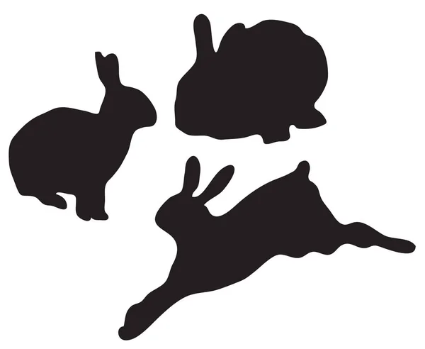 Векторная Иллюстрация Кроликов Бесшовного Фона Природа Фон — стоковый вектор