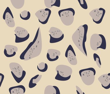 bulutlu leopar deri kürk bilmece, vahşi hayvan, vahşi arka plan vektör çizim.