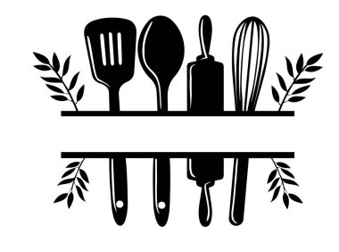 Mutfak bölünmesinin vektör illüstrasyonu