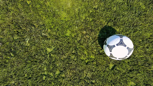 Рендеринг Футбольный Мяч — стоковое фото