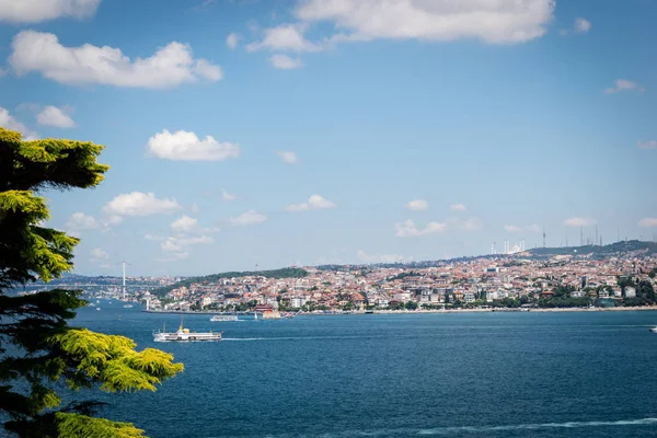 Vista Ciudad Estambul Desde Palacio Topkapi — Foto de Stock