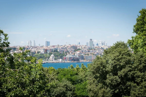 Vista Ciudad Estambul Desde Palacio Topkapi — Foto de Stock