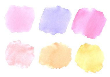 Suluboya arka plan. Elle çizilmiş illüstrasyon 