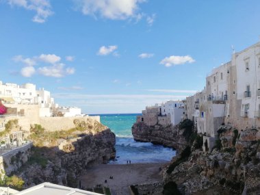 Polignano a Mare, Italya. Fotoğraf