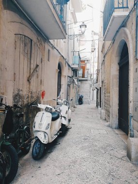 Bari, Italya. Puglia Sahili. Old Town fotoğrafı