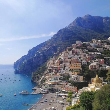 Positano, İtalya. Amalfi coast