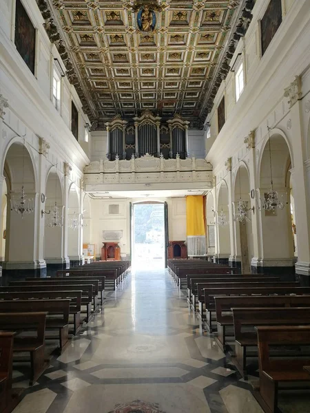 Katedrála Maiori Itálie Amalfi Pobřeží — Stock fotografie