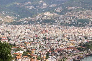 Alanya, Türkiye. Şehirde ve binalarda görünüm